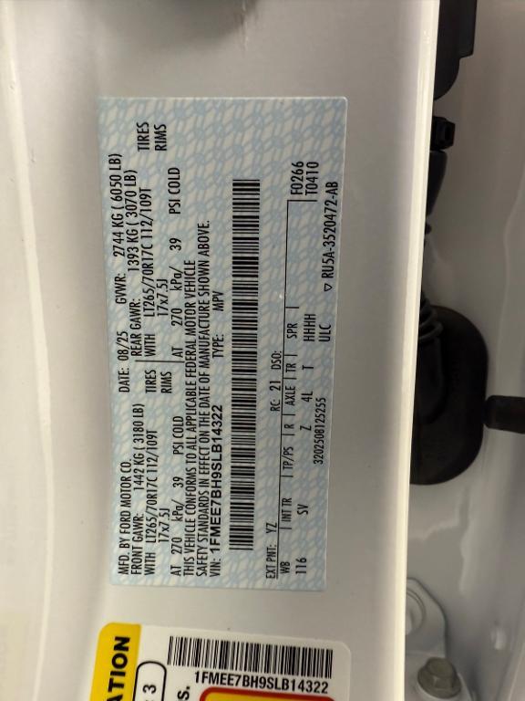 new 2025 Ford Bronco car, priced at $50,120