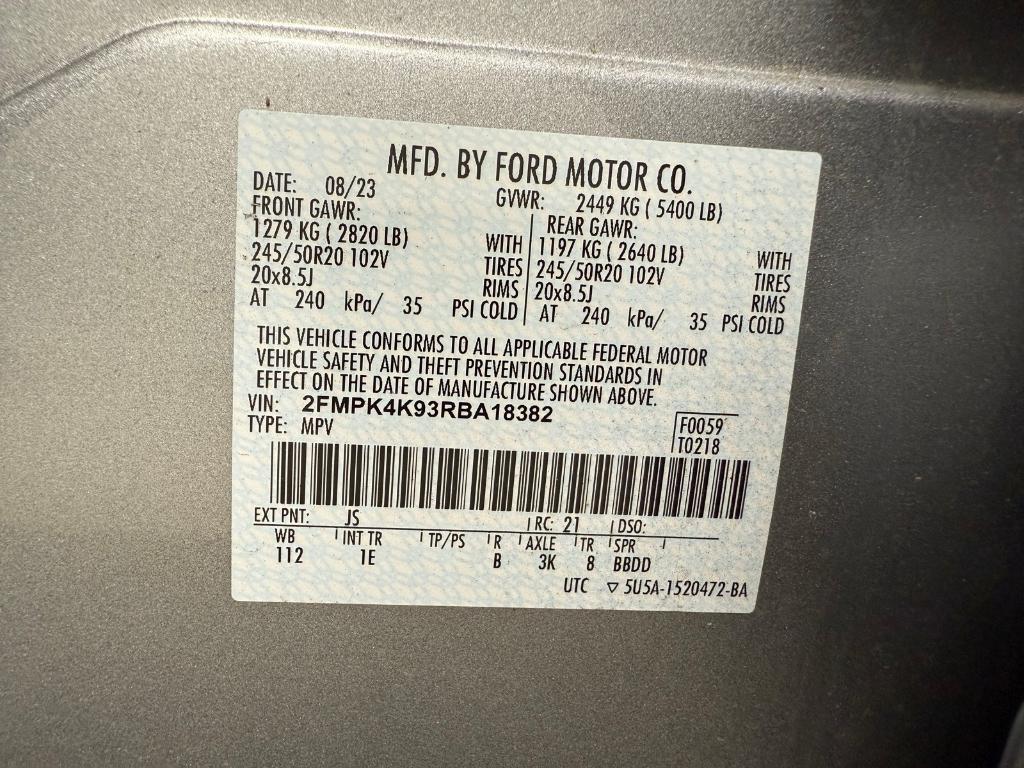 used 2024 Ford Edge car, priced at $33,580