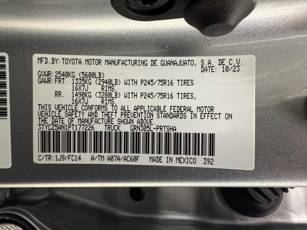 used 2023 Toyota Tacoma car, priced at $38,990