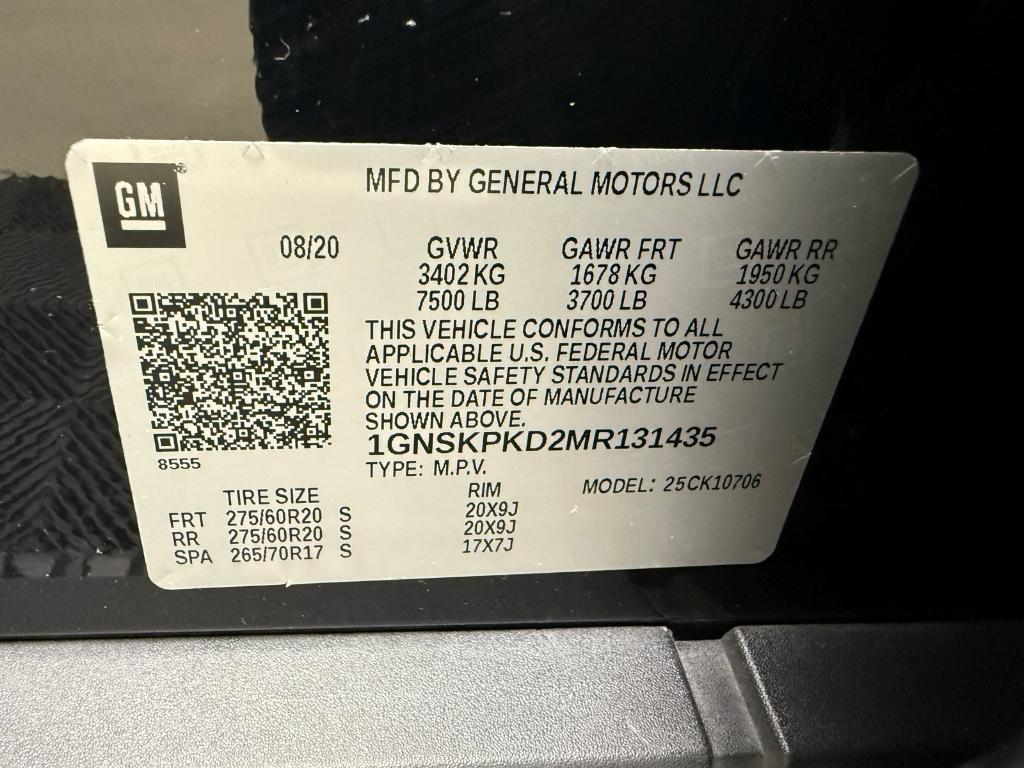 used 2021 Chevrolet Tahoe car, priced at $56,880