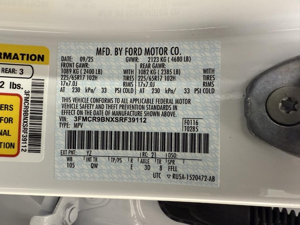 new 2025 Ford Bronco Sport car, priced at $32,907