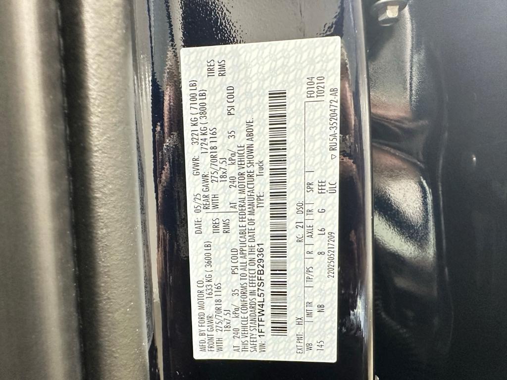 new 2025 Ford F-150 car, priced at $80,710