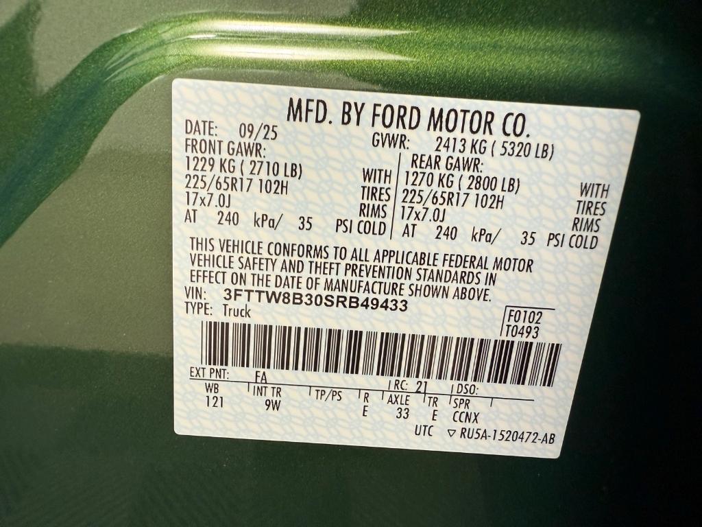 new 2025 Ford Maverick car, priced at $33,455