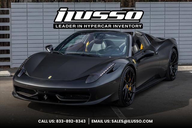 used 2014 Ferrari 458 Spider car, priced at $219,000