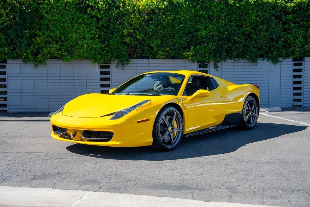 used 2012 Ferrari 458 Spider car, priced at $315,900