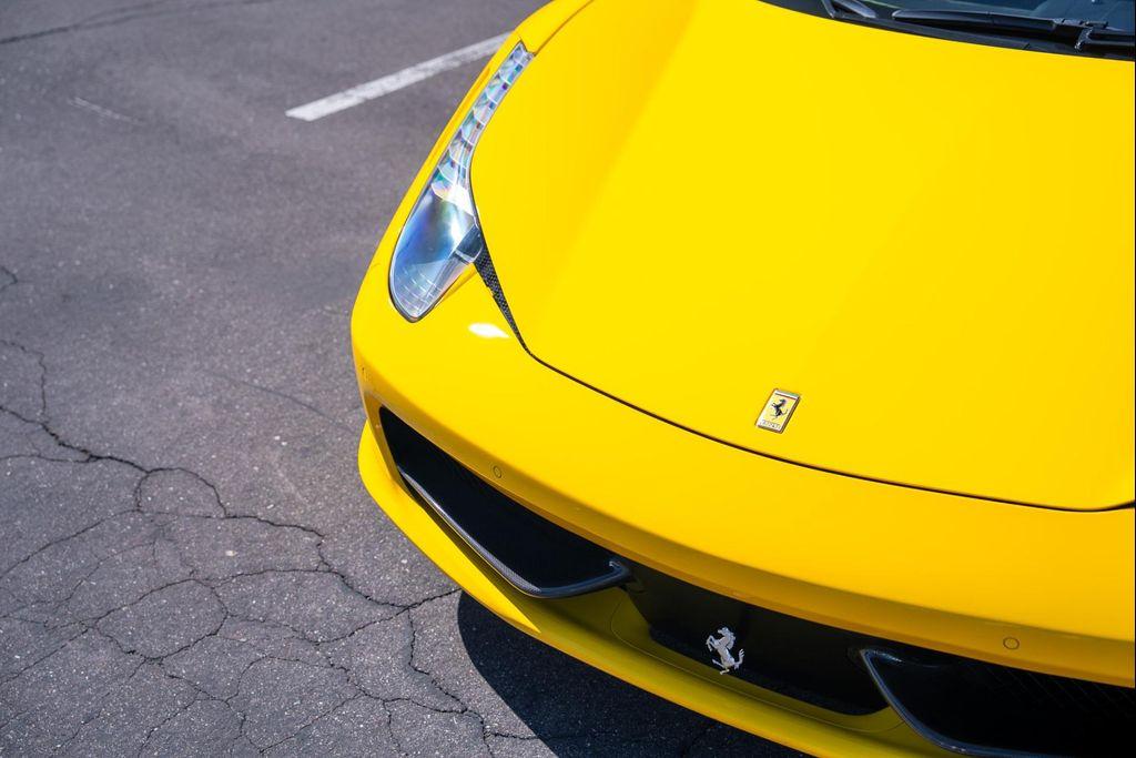 used 2012 Ferrari 458 Spider car, priced at $315,900