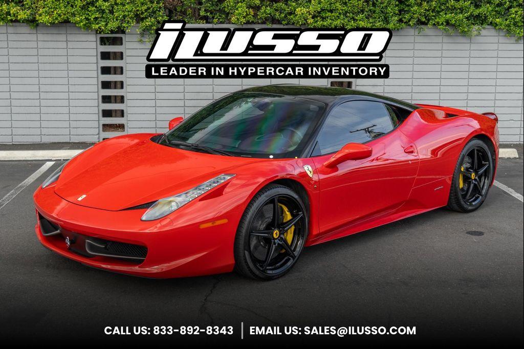 used 2012 Ferrari 458 Italia car, priced at $199,900