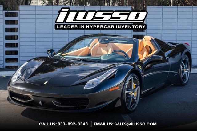 used 2014 Ferrari 458 Spider car, priced at $198,900