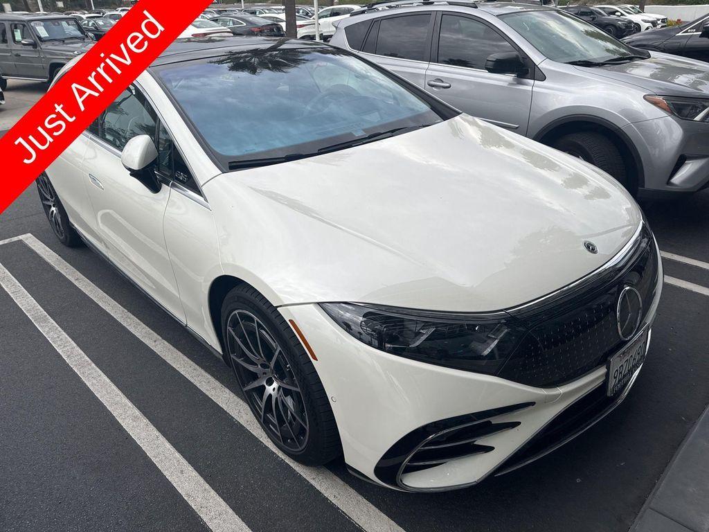used 2022 Mercedes-Benz EQS 580 car, priced at $51,984