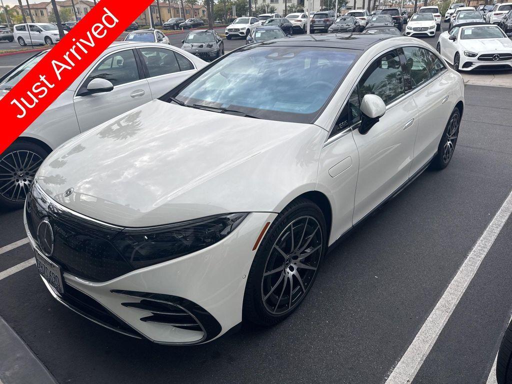used 2022 Mercedes-Benz EQS 580 car, priced at $51,984