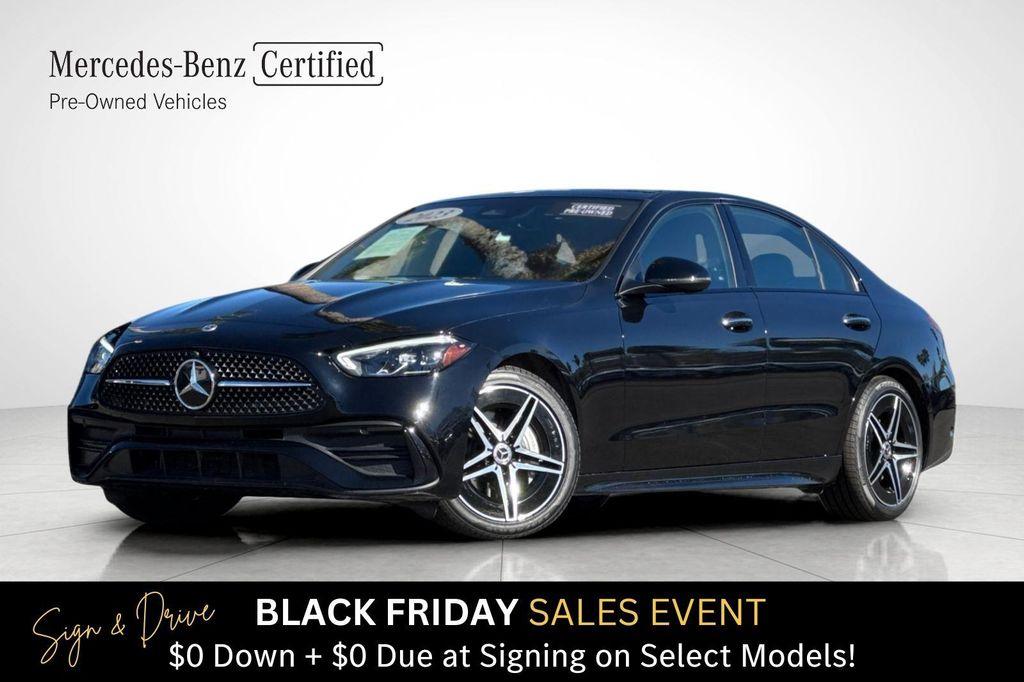 used 2023 Mercedes-Benz C-Class car, priced at $33,881
