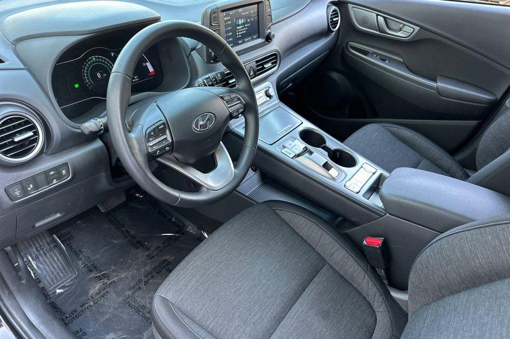 used 2020 Hyundai Kona EV car, priced at $15,483