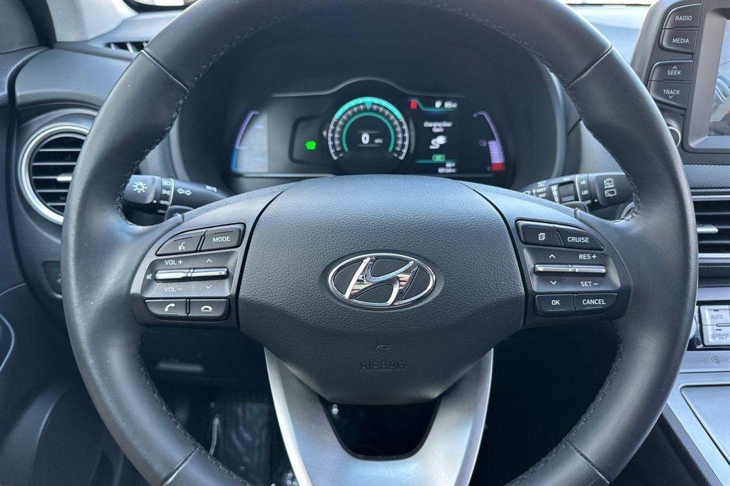 used 2020 Hyundai Kona EV car, priced at $15,483