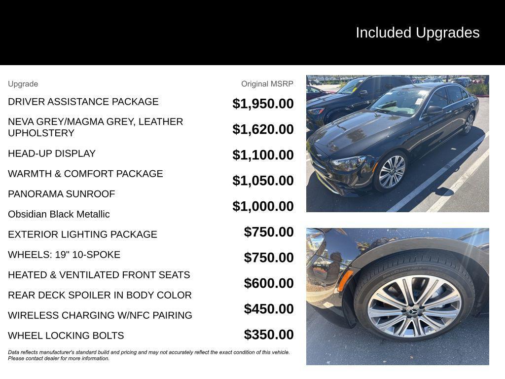 used 2022 Mercedes-Benz E-Class car, priced at $51,984