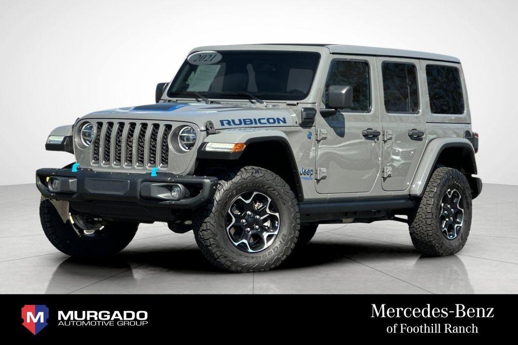 used 2021 Jeep Wrangler Unlimited 4xe car, priced at $31,684
