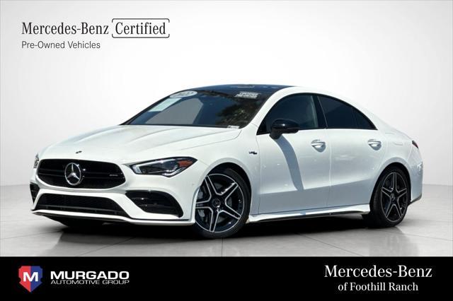 used 2022 Mercedes-Benz AMG CLA 35 car, priced at $41,884