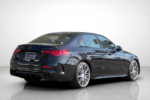 new 2025 Mercedes-Benz AMG C 43 car, priced at $64,463