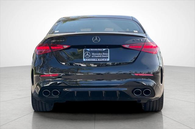 new 2025 Mercedes-Benz AMG C 43 car, priced at $64,463