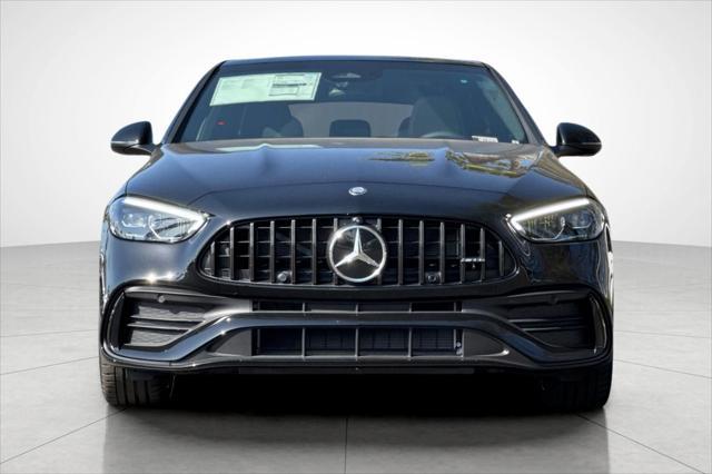 new 2025 Mercedes-Benz AMG C 43 car, priced at $64,463