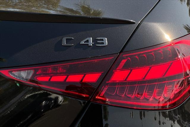 new 2025 Mercedes-Benz AMG C 43 car, priced at $64,463