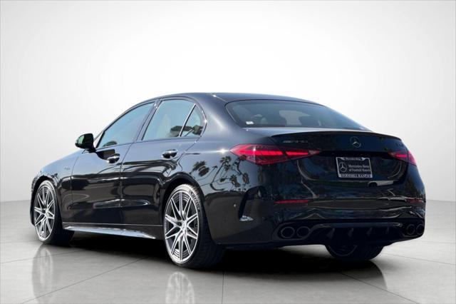 new 2025 Mercedes-Benz AMG C 43 car, priced at $64,463