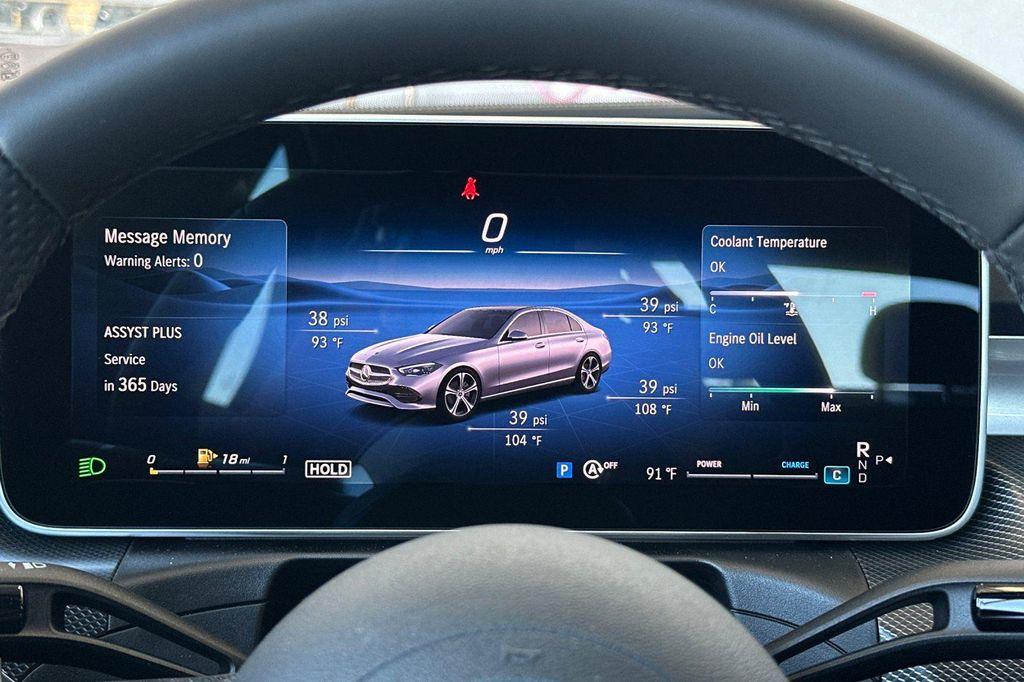 new 2025 Mercedes-Benz C-Class car, priced at $59,915