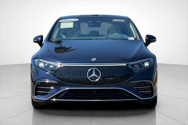 used 2022 Mercedes-Benz EQS 580 car, priced at $58,984