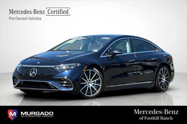 used 2022 Mercedes-Benz EQS 580 car, priced at $58,984