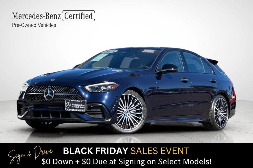 used 2023 Mercedes-Benz C-Class car, priced at $36,982