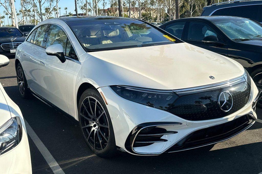 used 2023 Mercedes-Benz EQS 580 car, priced at $59,884