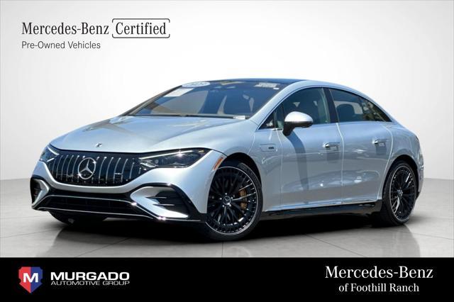 used 2023 Mercedes-Benz AMG EQE car, priced at $61,484