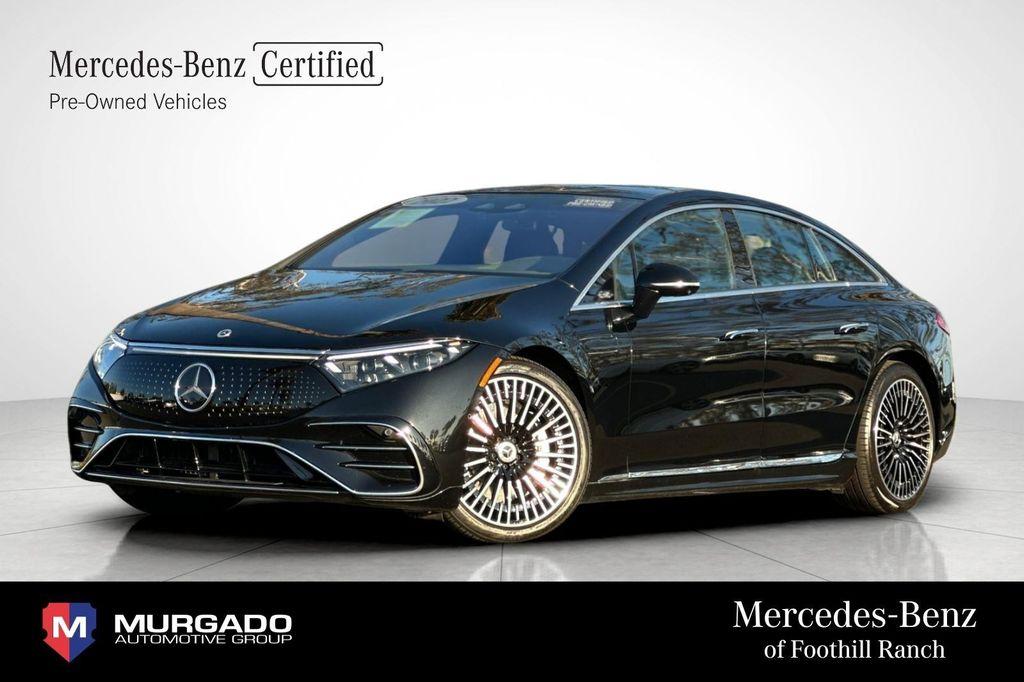 used 2022 Mercedes-Benz EQS 580 car, priced at $56,984