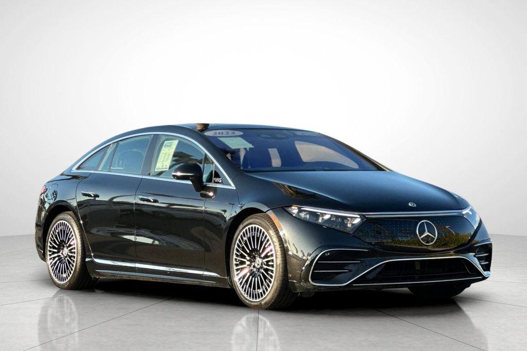 used 2022 Mercedes-Benz EQS 580 car, priced at $56,984