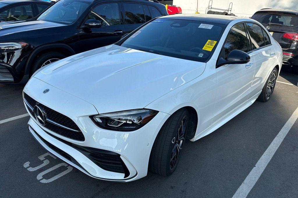 used 2022 Mercedes-Benz C-Class car, priced at $37,984