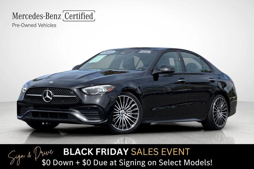 used 2023 Mercedes-Benz C-Class car, priced at $34,890