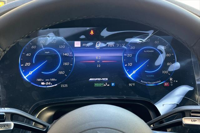 new 2025 Mercedes-Benz AMG EQE car, priced at $124,335