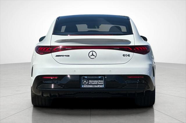 new 2025 Mercedes-Benz AMG EQE car, priced at $124,335