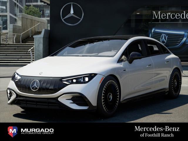 new 2025 Mercedes-Benz AMG EQE car, priced at $124,335