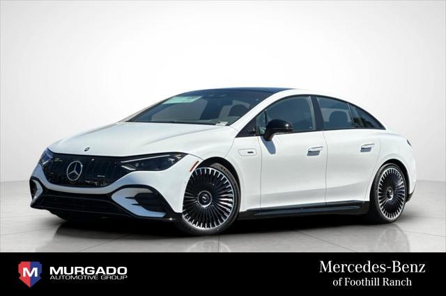 new 2025 Mercedes-Benz AMG EQE car, priced at $124,335