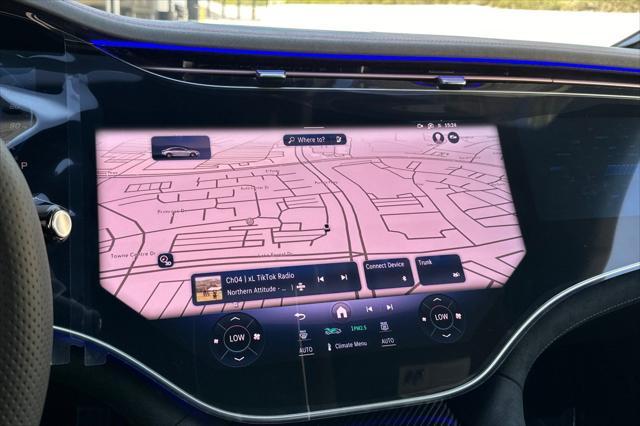 new 2025 Mercedes-Benz AMG EQE car, priced at $124,335