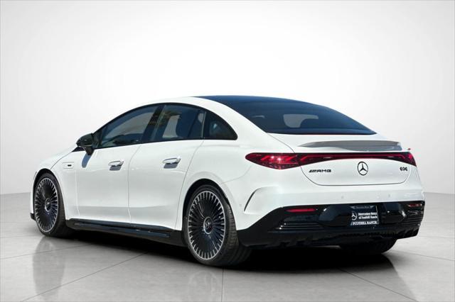 new 2025 Mercedes-Benz AMG EQE car, priced at $124,335