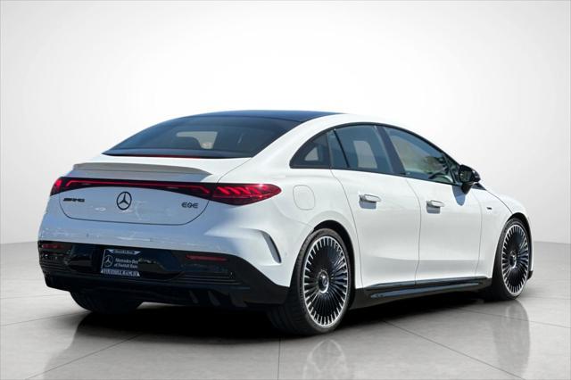 new 2025 Mercedes-Benz AMG EQE car, priced at $124,335