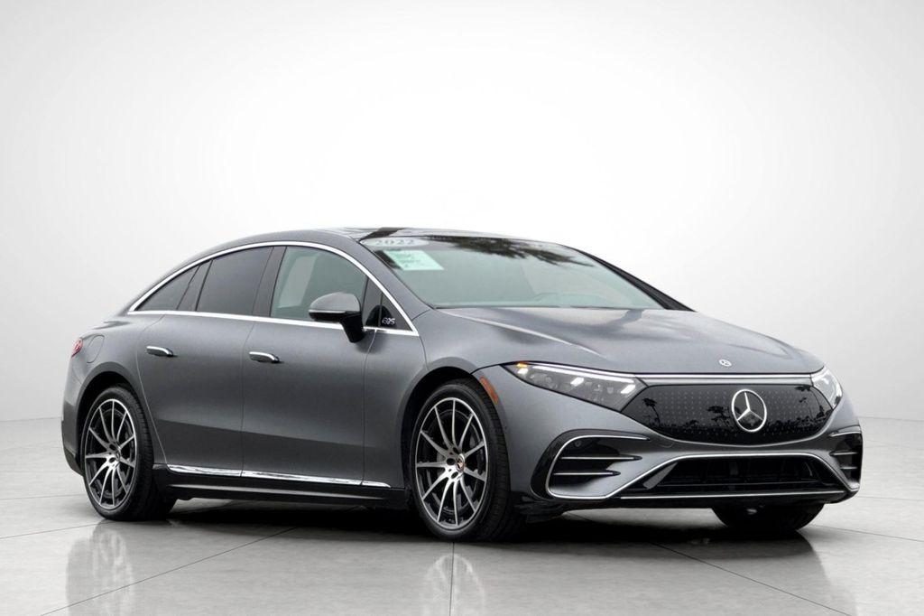 used 2022 Mercedes-Benz EQS 580 car, priced at $50,983