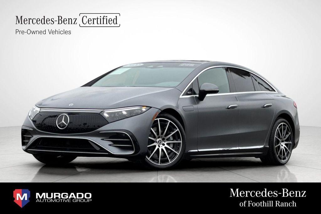 used 2022 Mercedes-Benz EQS 580 car, priced at $51,683