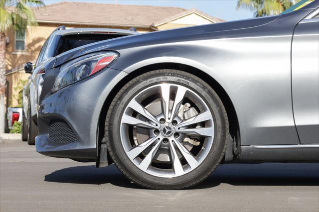 used 2018 Mercedes-Benz C-Class car, priced at $17,450