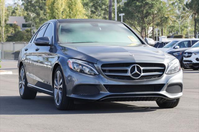 used 2018 Mercedes-Benz C-Class car, priced at $17,450