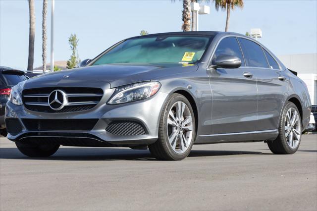 used 2018 Mercedes-Benz C-Class car, priced at $17,450