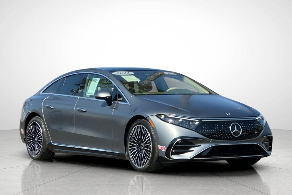 used 2022 Mercedes-Benz EQS 580 car, priced at $46,890