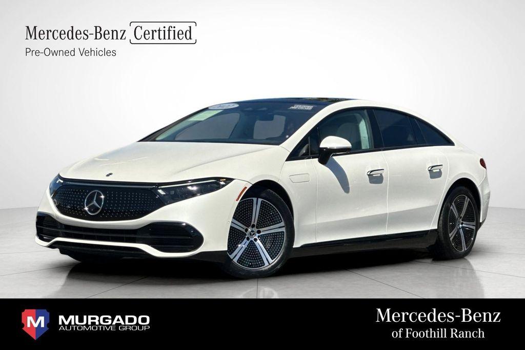 used 2022 Mercedes-Benz EQS 450+ car, priced at $39,883