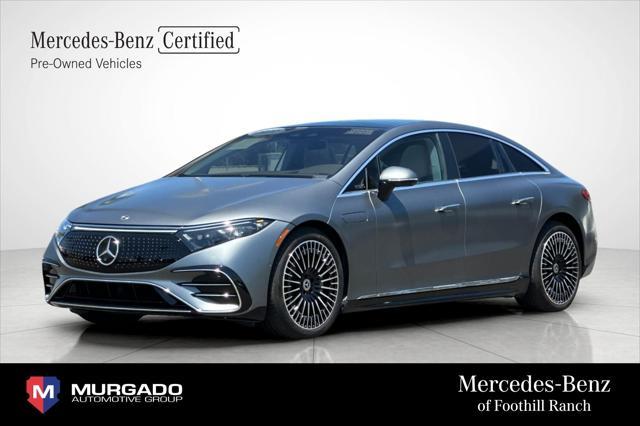 used 2022 Mercedes-Benz EQS 580 car, priced at $59,884